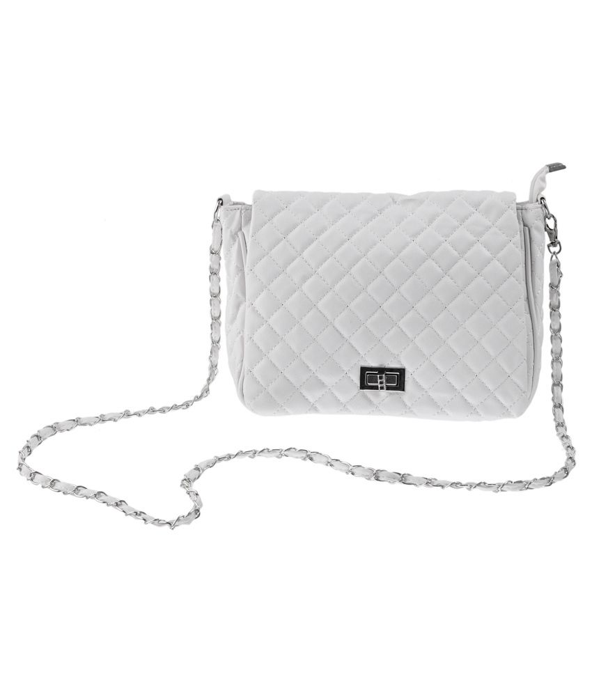 Lee Italian White Sling Bag - Buy Lee Italian White Sling Bag Online at Best Prices in India on ...