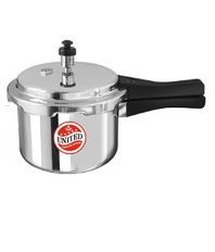 United Elegance Plus Outer Lid Pressure Cooker with Induction Base- 3 Ltrs