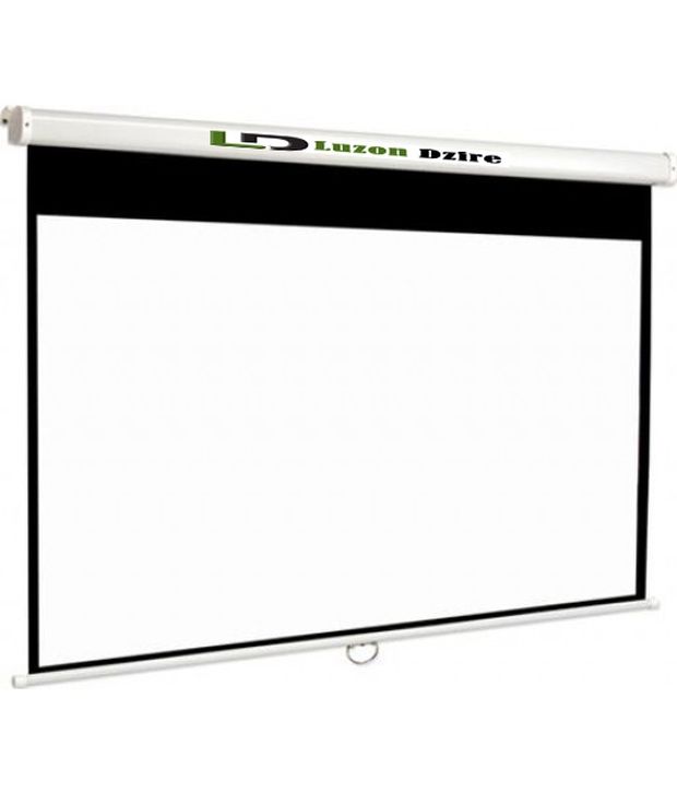 Buy Luzon Dzire Auto Lock Projector Screen Online at Best Price in