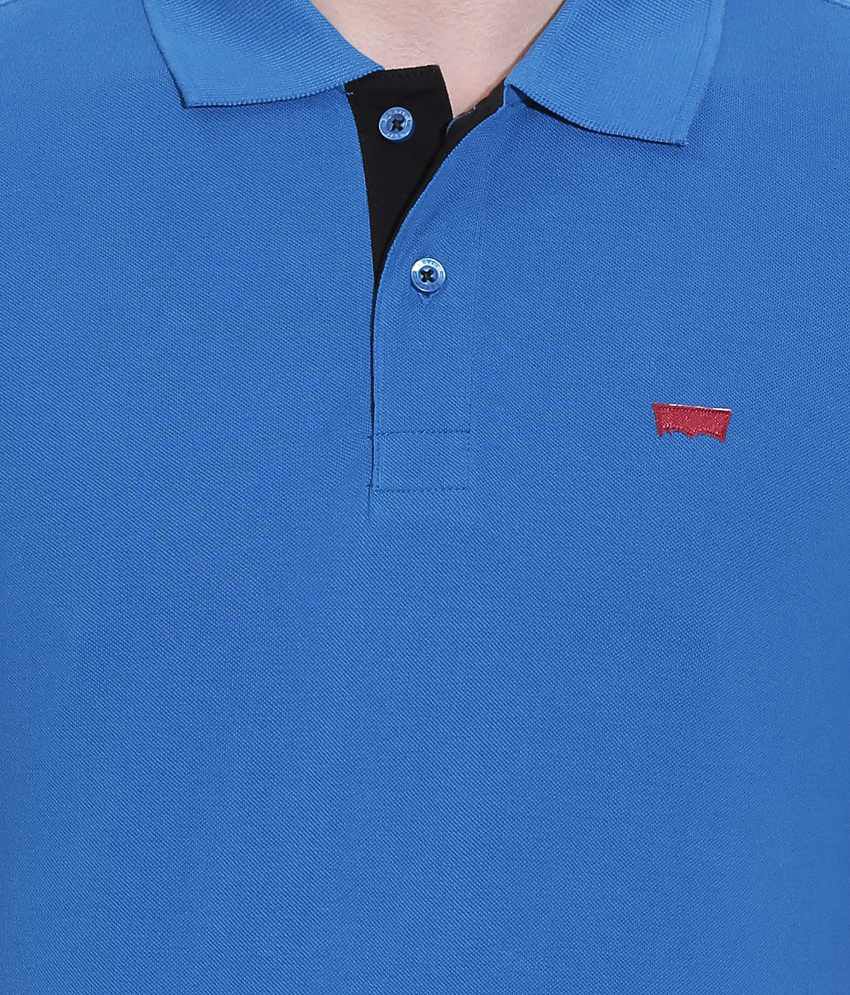 Levis Blue Basics Polo T-Shirt - Buy Levis Blue Basics Polo T-Shirt ...