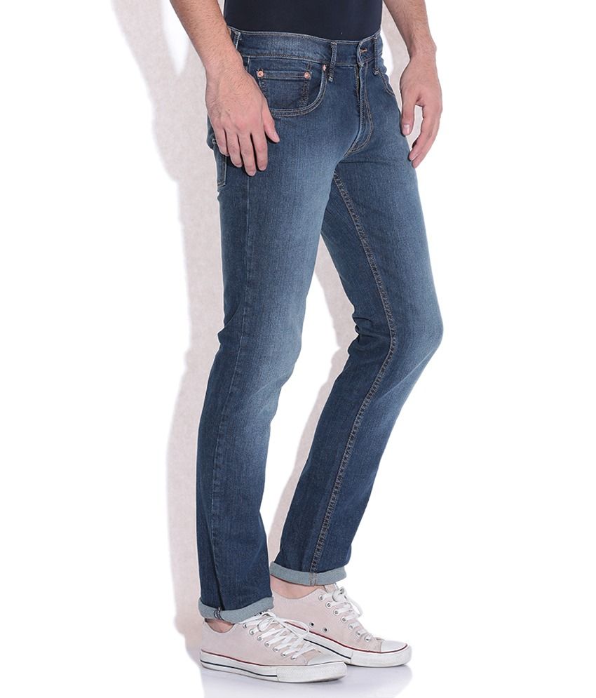 levis 65504 blue jeans