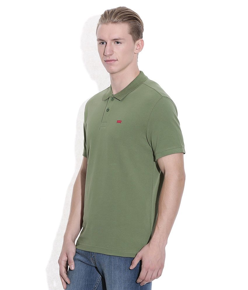 levis tshirt green