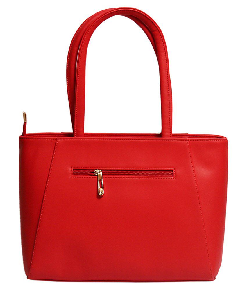 Wenz Designer Red Leather Hand Bags - Buy Wenz Designer Red Leather ...