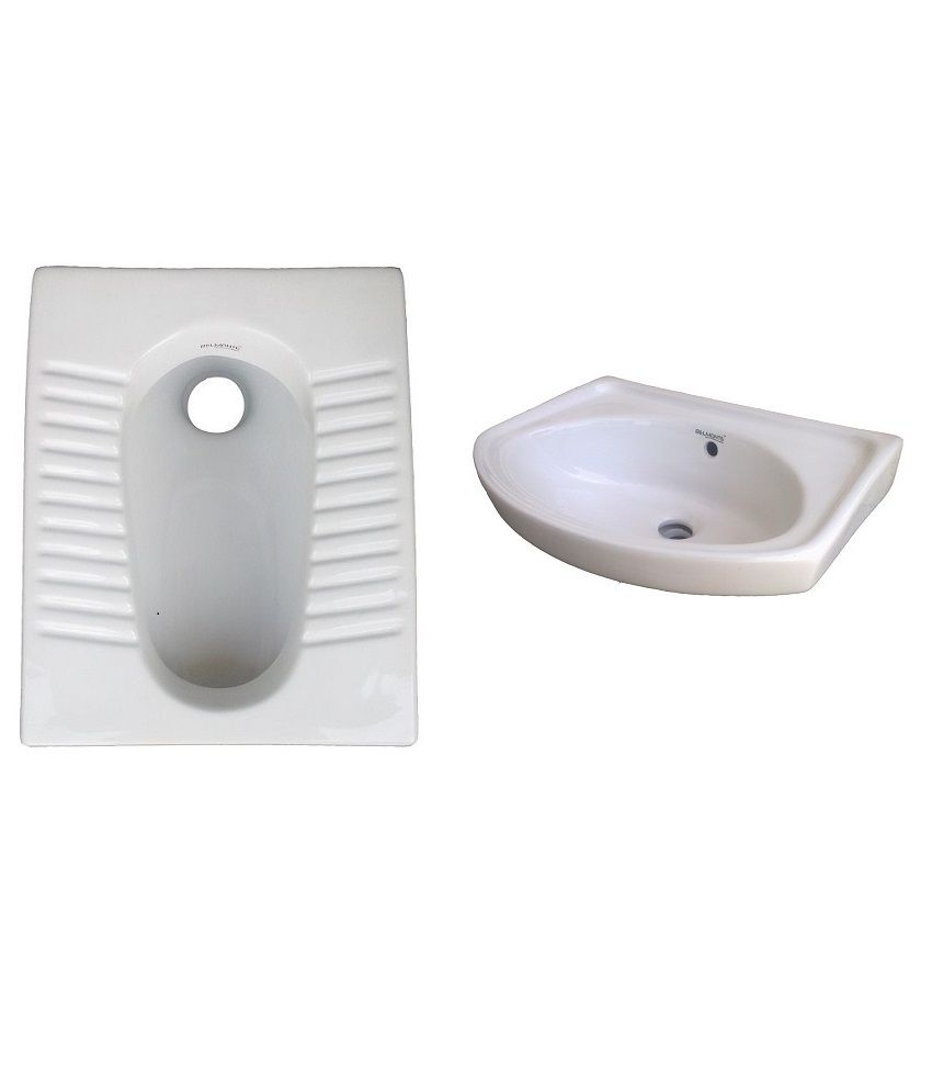 Buy Belmonte Pans & Urinals Orissa Pan & Wall Hung Wash Basin Online at Low Price in India