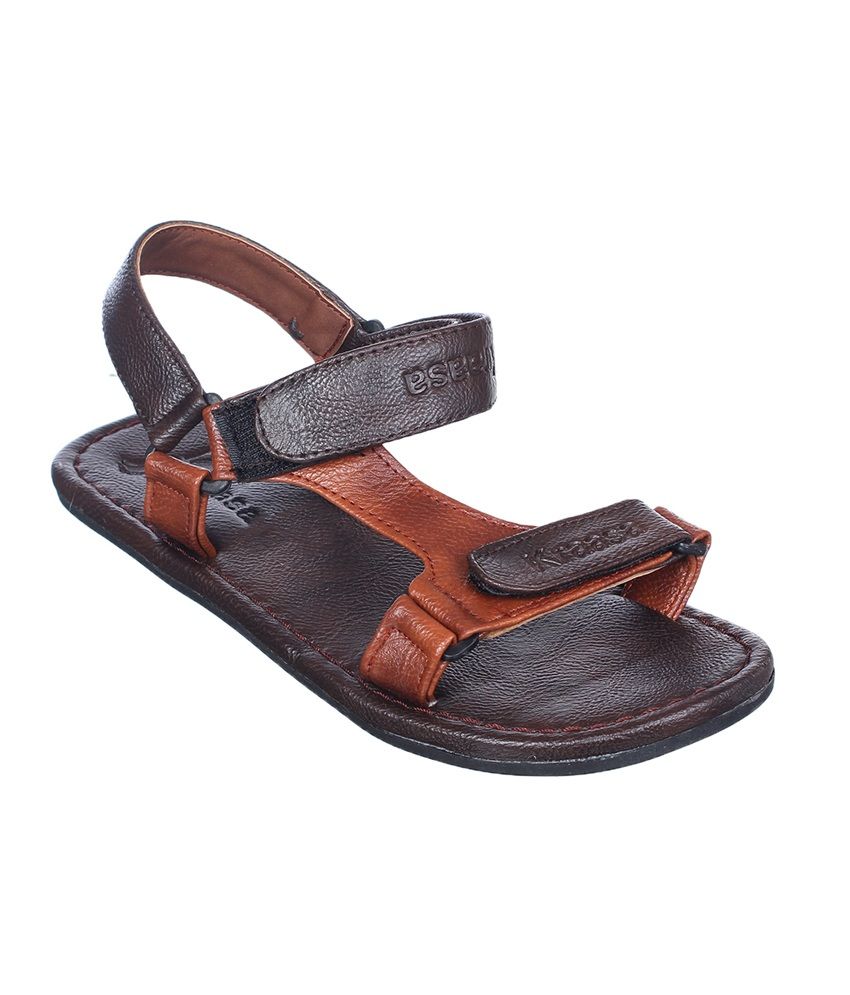 tan velcro sandals
