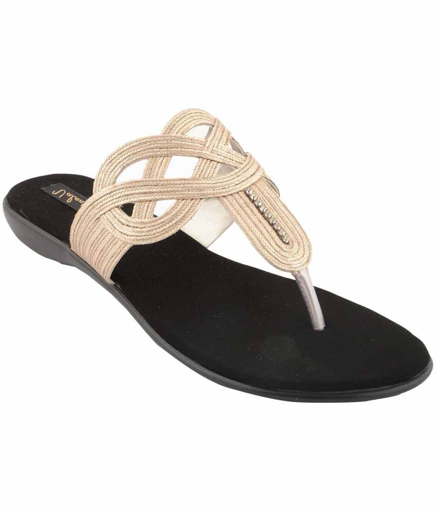 Anand Leathers Store Black Flat Slip-Ons Price in India- Buy Anand ...