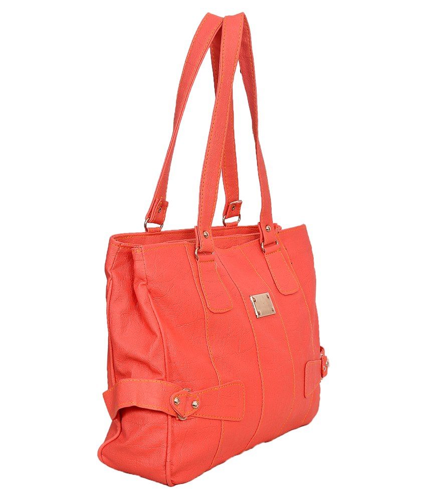 peach shoulder bag