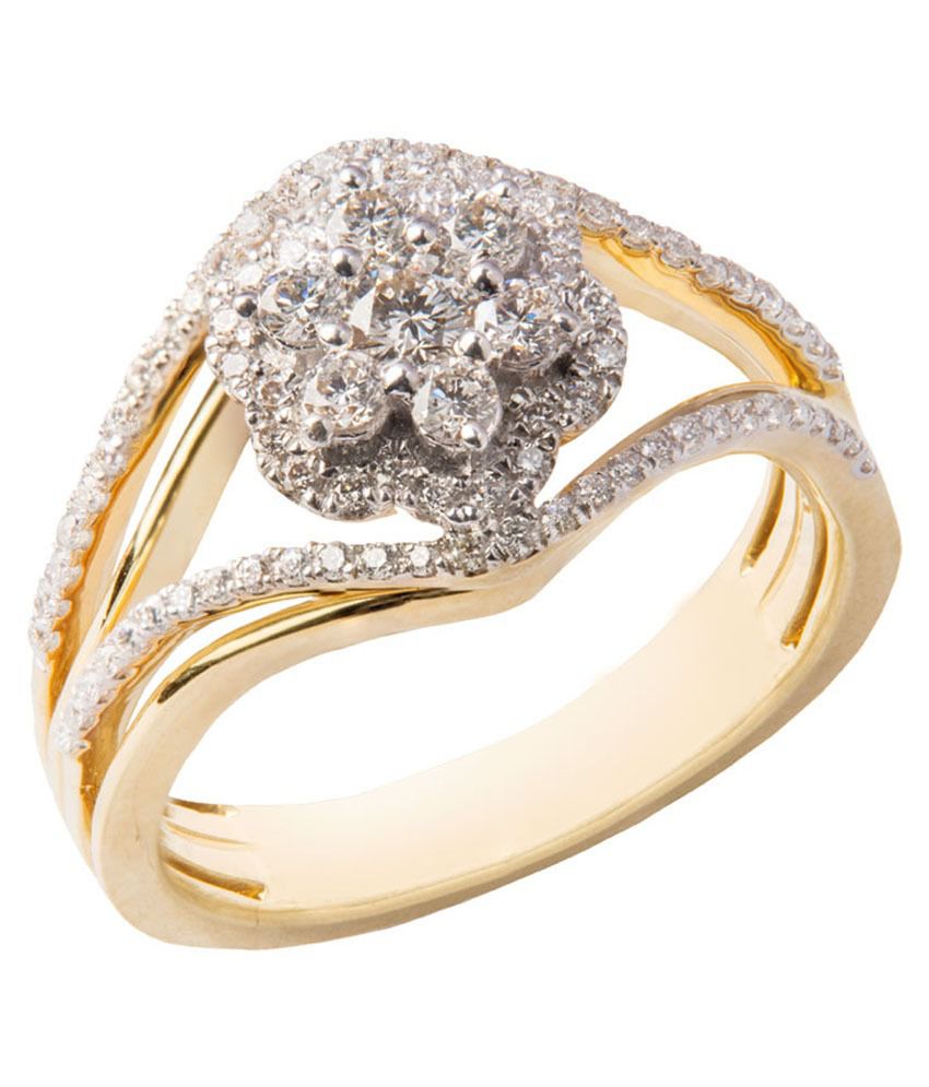 Bharni 18  Carat  Gold  Diamond  Ring  Buy Bharni 18  Carat  