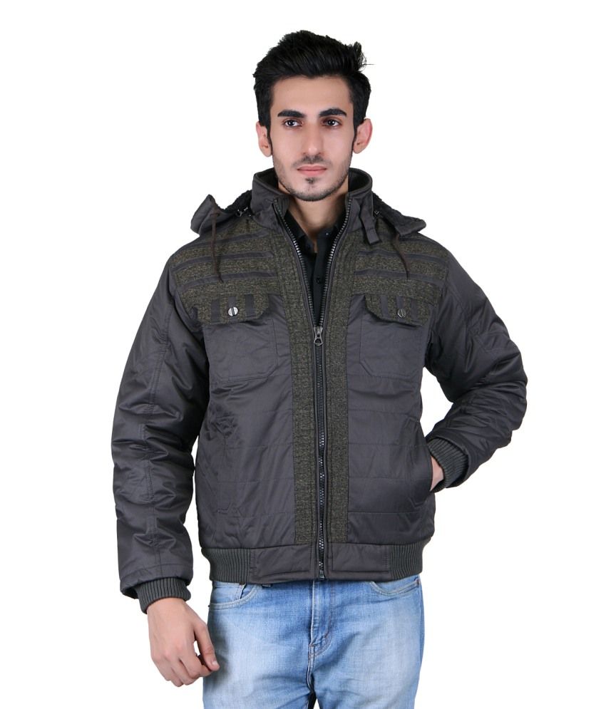 Unifit Gray Nylon Casual Jacket - Buy Unifit Gray Nylon Casual Jacket ...