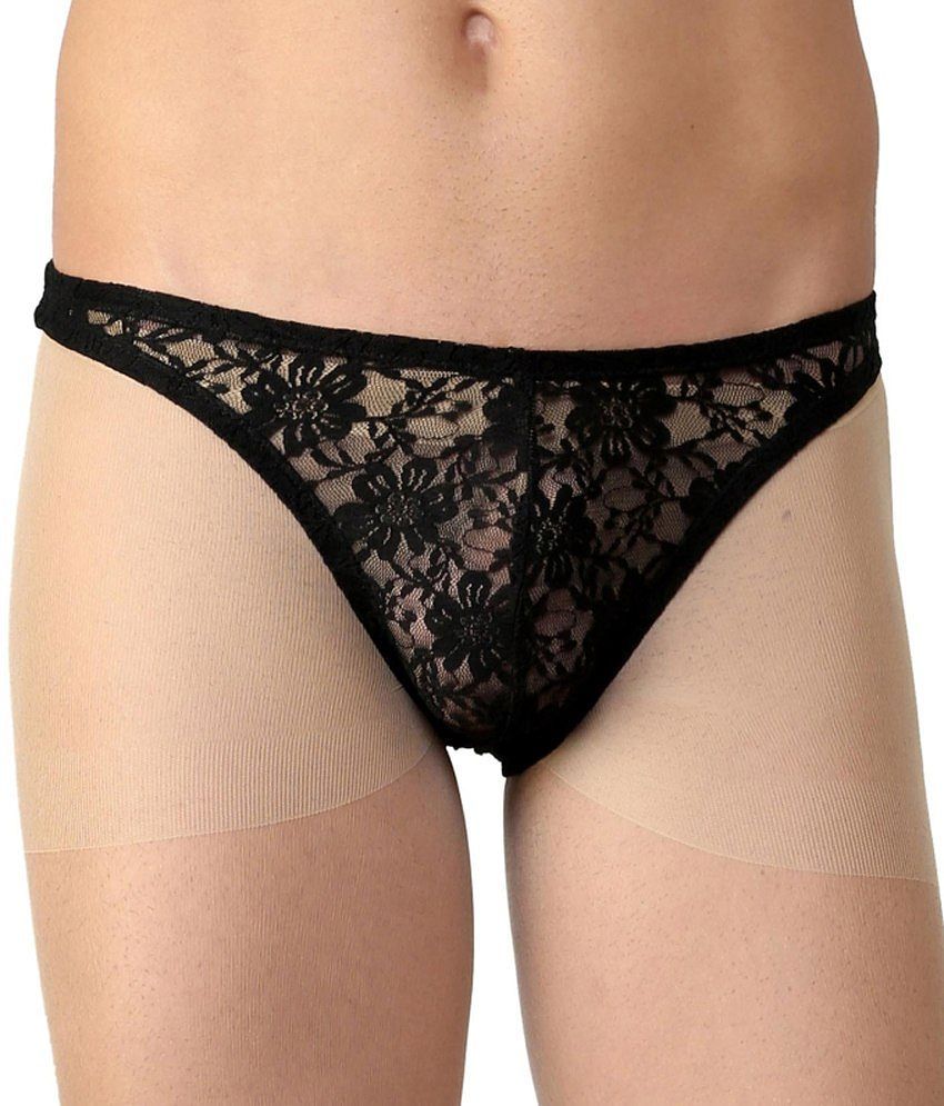 Elegant Men La Intimo: Lace Bikini (Black) - M 2025 at ShopCircuit | ONDC