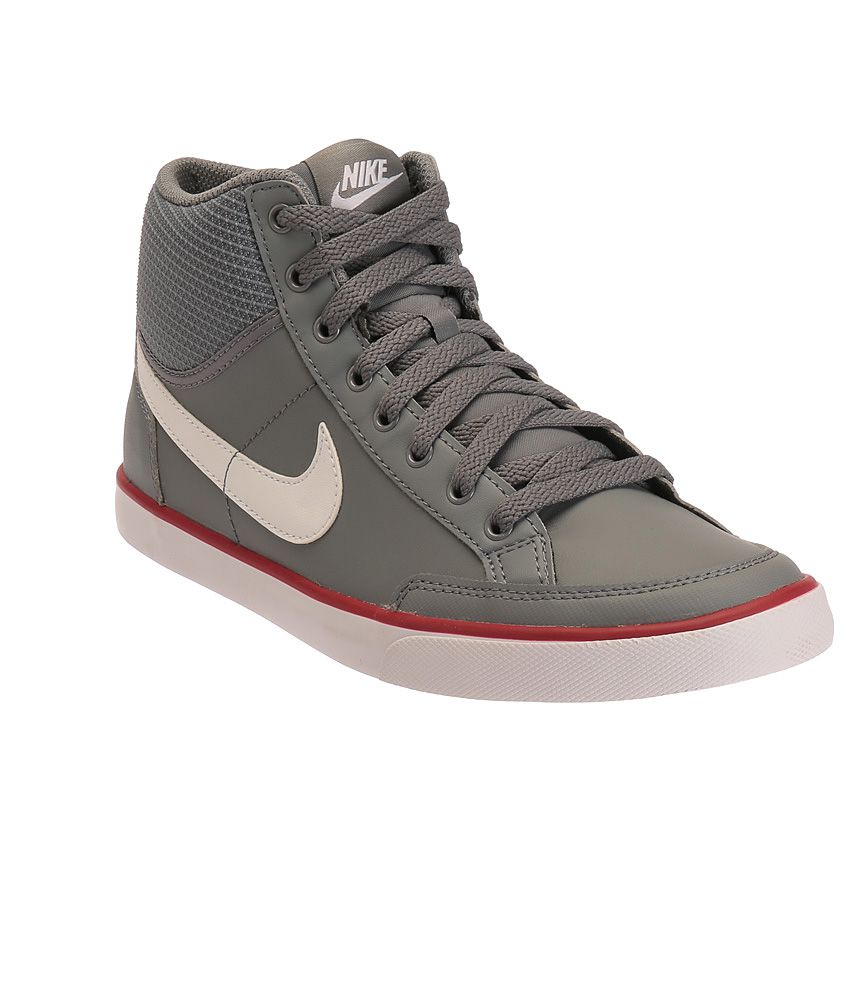 Nike Capri III and White Casual Shoes - Buy Nike Capri III Grey and White Casual Shoes Online at Best Prices in India on Snapdeal