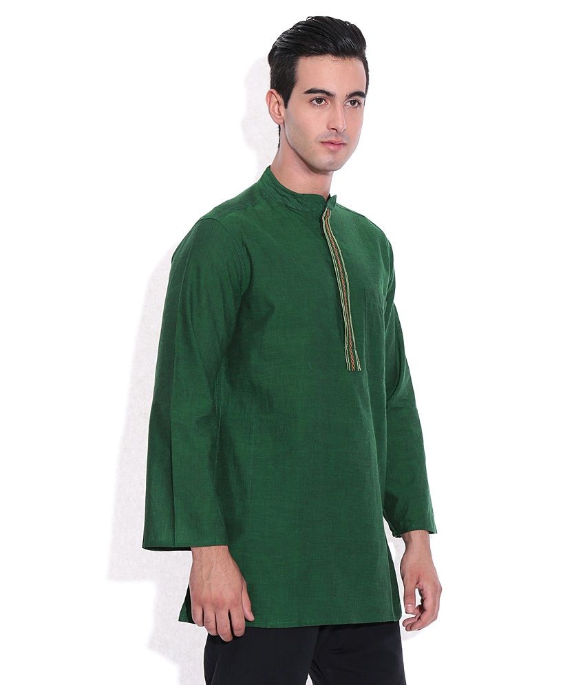 fabindia green kurta