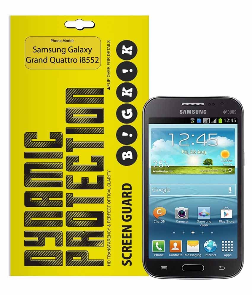 Samsung Galaxy Grand Quattro Matte Screen Guard by Bigkik Mobile