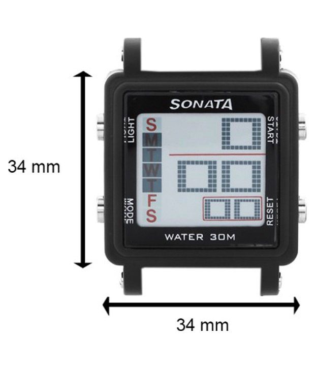 sonata digital sports watch