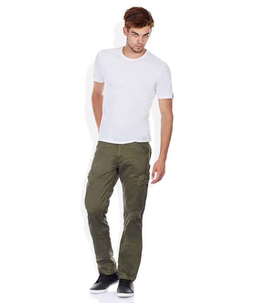 mens green cargos