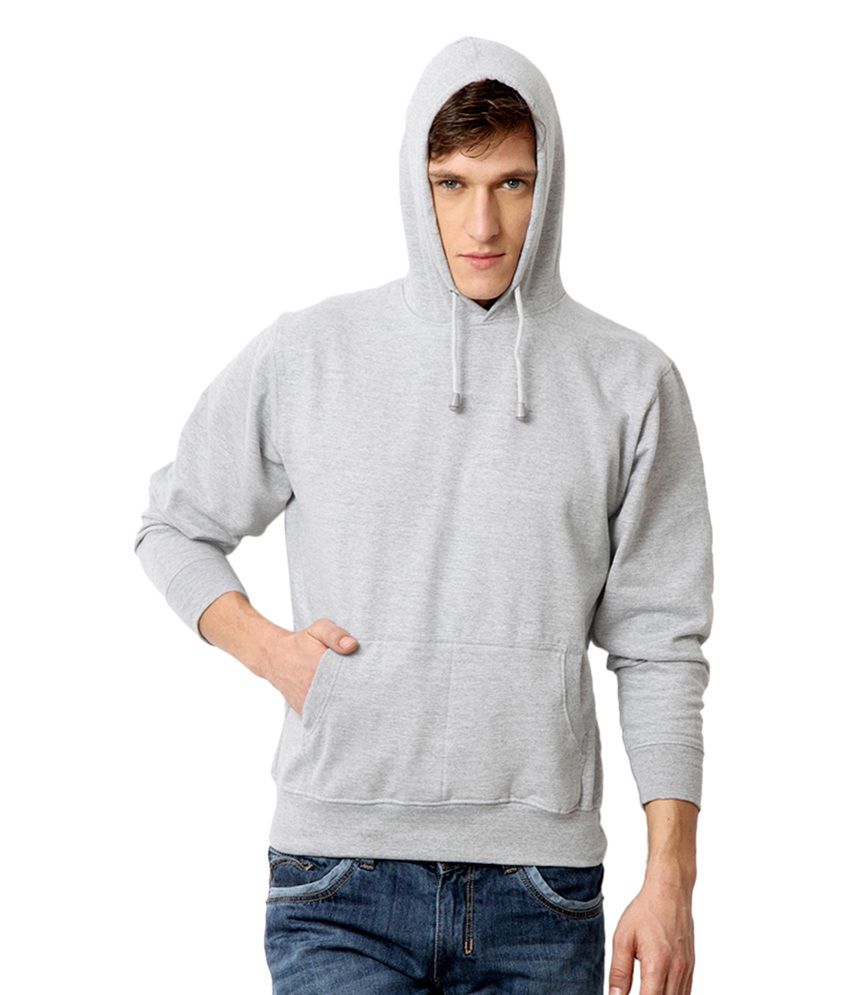 Entigue Combo of Gray Hooded Sweatshirts with Solid Black Henley T ...