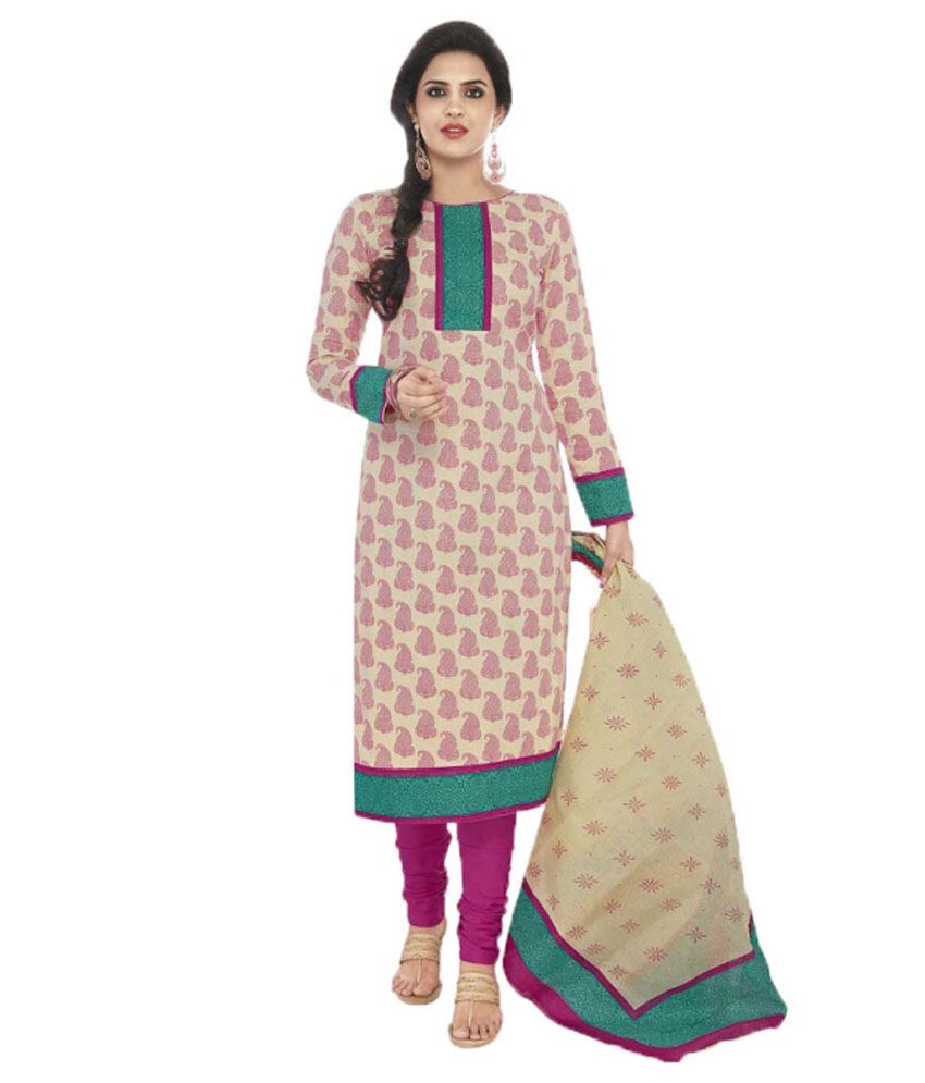 Indian Wholesale Clothing Pink Cotton Dress Material - Buy Indian Wholesale Clothing Pink Cotton 