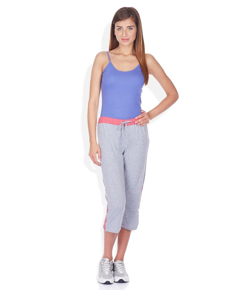 Buy Hanes Gray Capris Online at Best Prices in India - Snapdeal