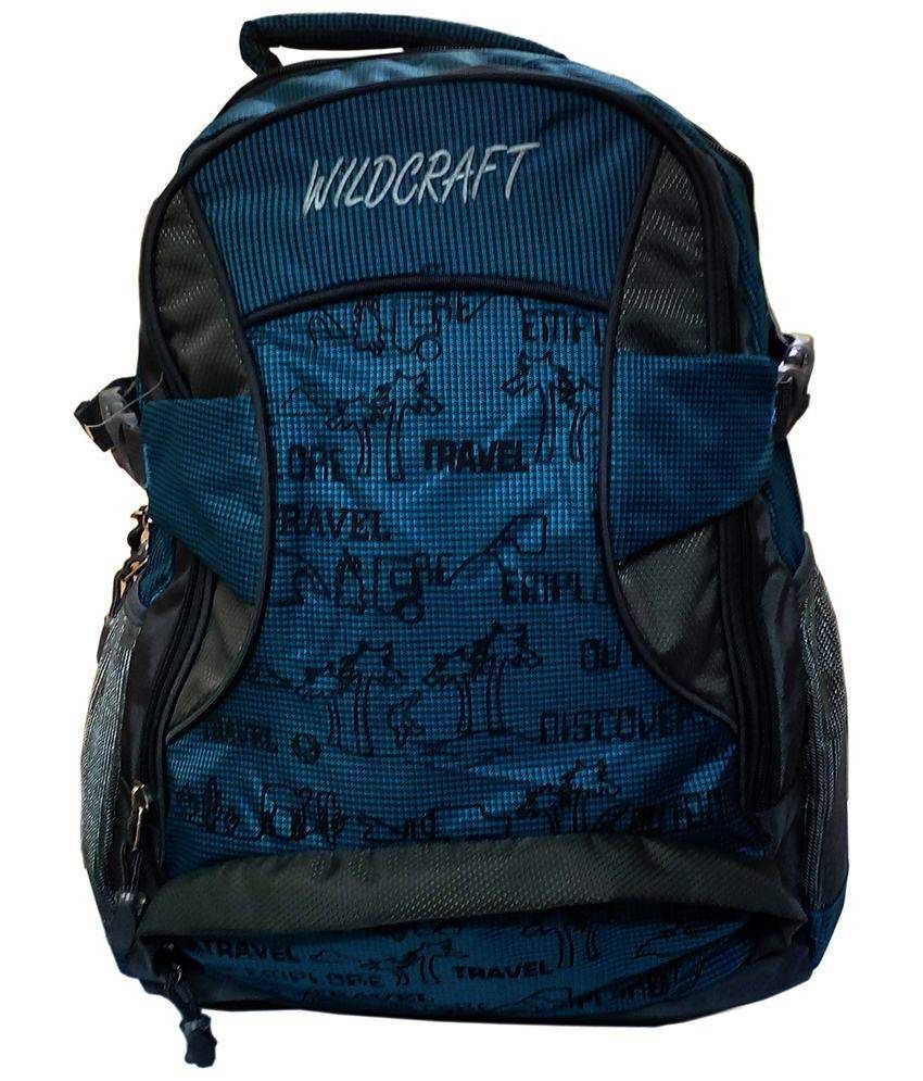 Wildcraft Polyester Laptop Bag BackpackBlue & Gray Buy Wildcraft