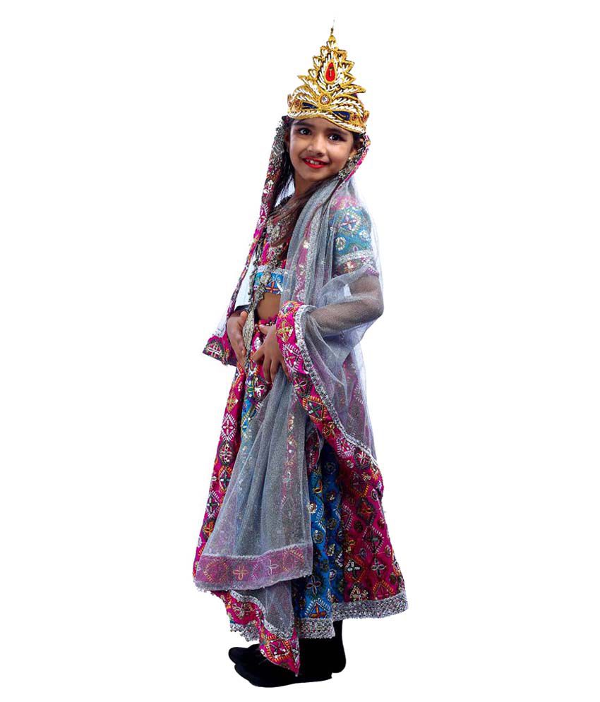 SBD Radha Rani Fancy Dress For Kids - Buy SBD Radha Rani Fancy Dress For Kids Online at Low 