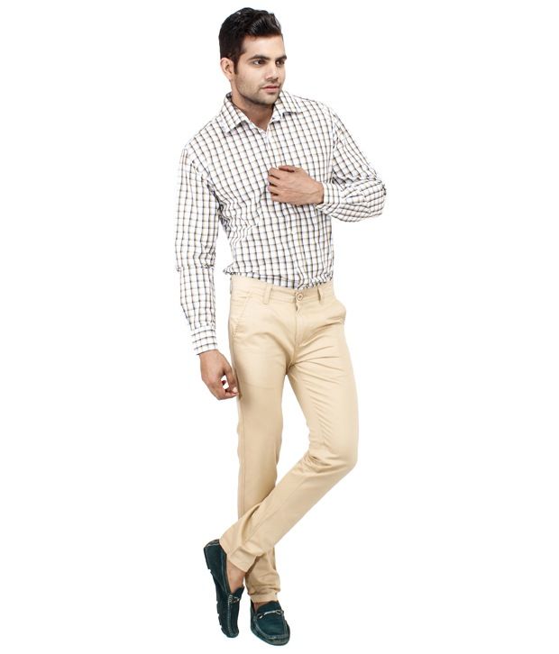 ladies beige chinos