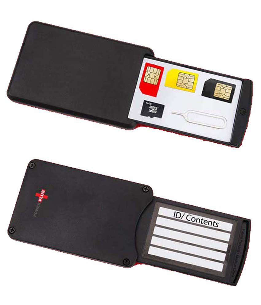     			Dizionario Safe Case Memory Card Holder-Black