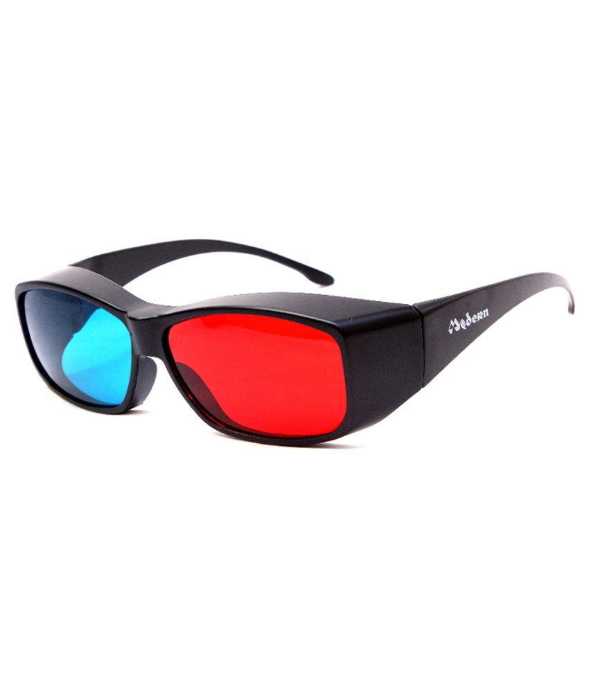 Buy Modern Anaglyph Red And Blue 3d Glasses Set Of 3 Online At Best Price In India Snapdeal