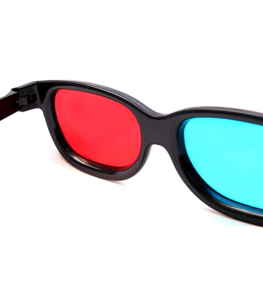 Buy Modern Anaglyph Red & Blue 3D Glasses Set Of 3 Online at Best Price