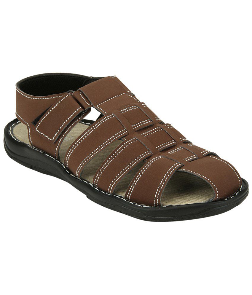 Yepme Brown Velcro Sandals for Men Price in India- Buy Yepme Brown ...