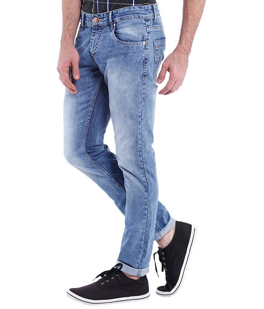 light blue slim fit jeans