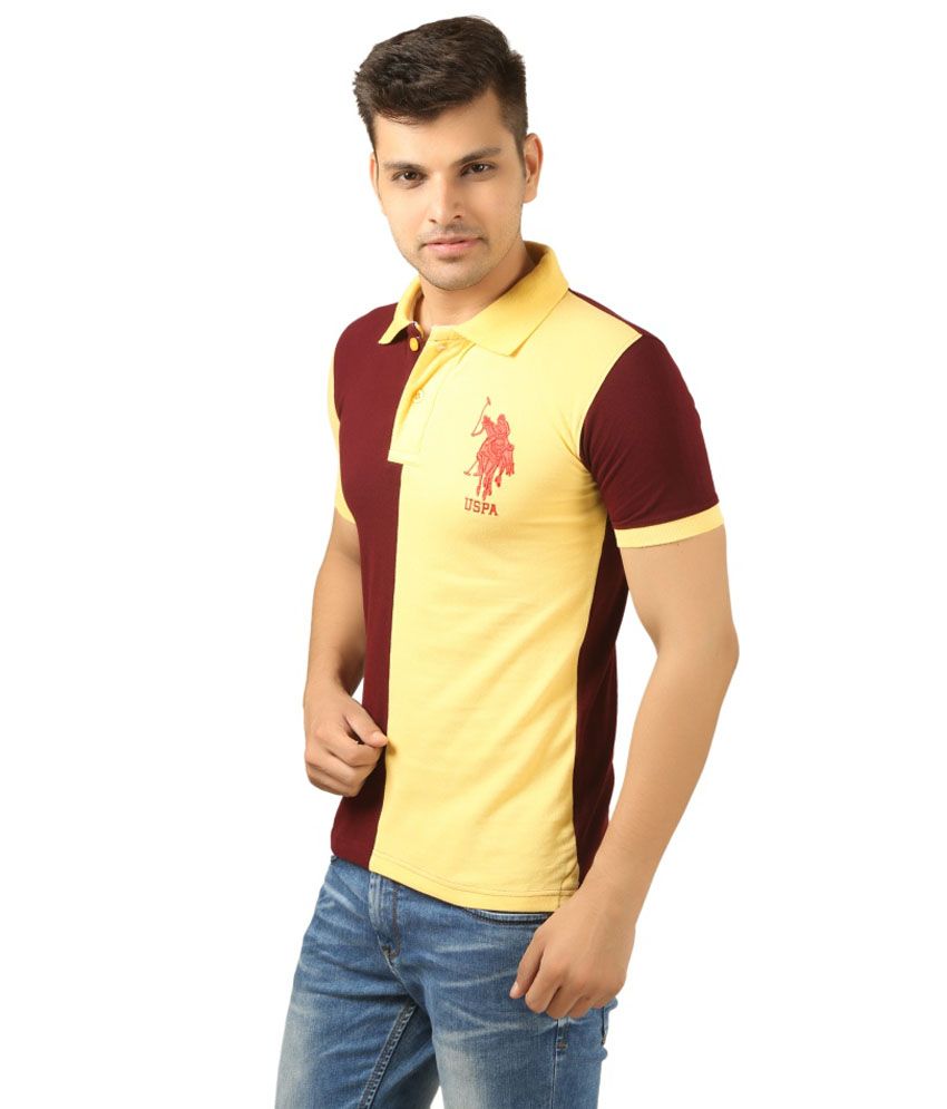 uspa maroon t shirt