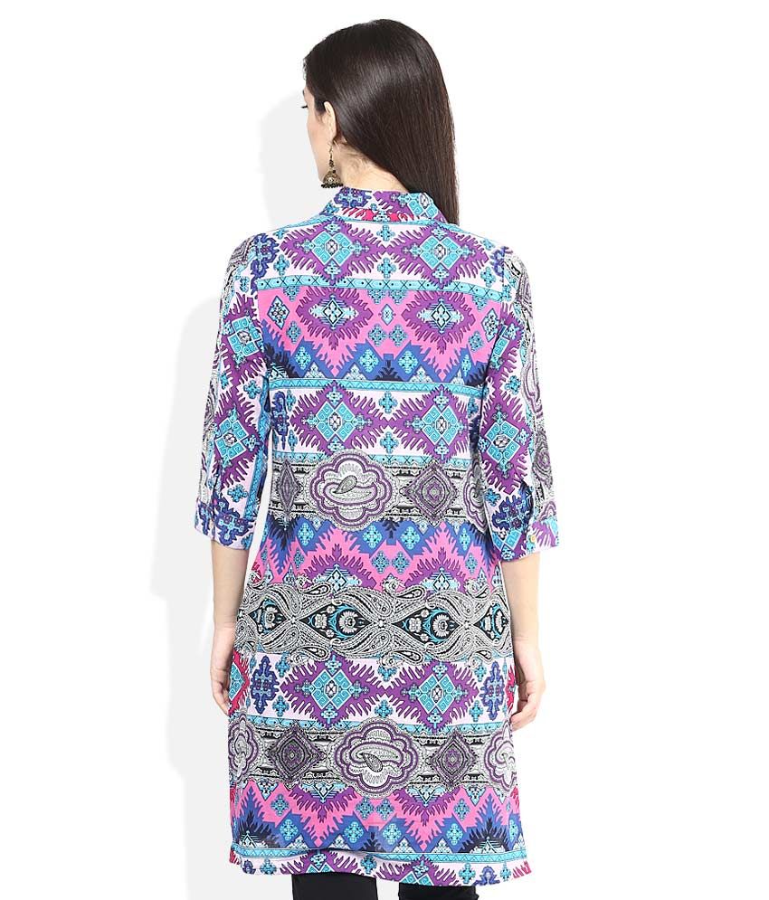 Rain & Rainbow Multicolor Printed Kurta - Buy Rain & Rainbow Multicolor ...
