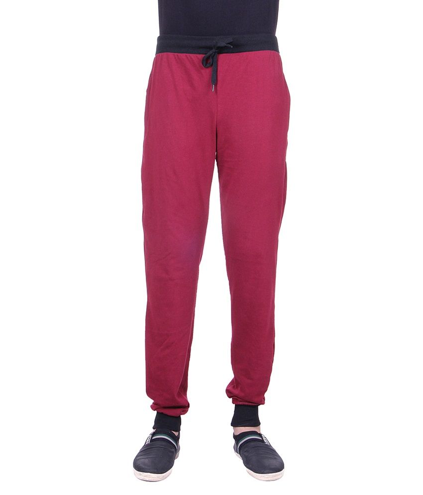Maroon Gag | gag wear maroon cotton blend trackpants buy gag wear Maroon Gag | gag wear maroon cotton blend trackpants buy gag wear