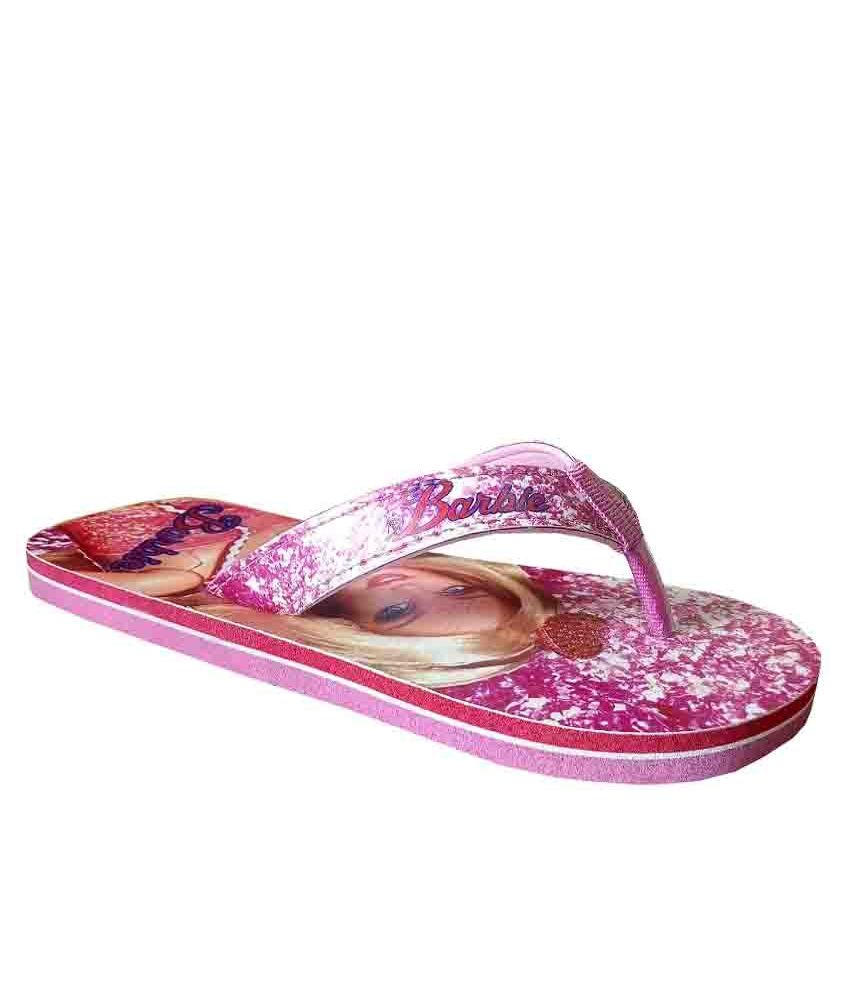 Buy Unispeed Pink Barbie Slippers 
