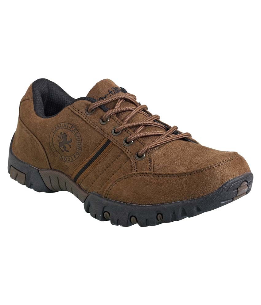 action shoes brown colour