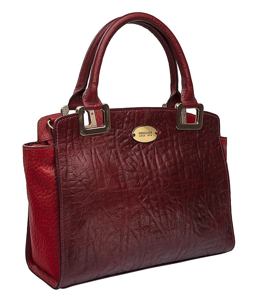 Hidesign Claudia 01 Red Shoulder Bag - Buy Hidesign Claudia 01 Red ...