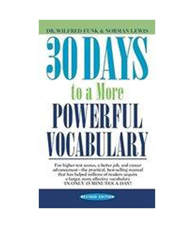 30 Days To A More Powerful Vocabulary: Buy 30 Days To A More Powerful Vocabulary Online At Low Price In India On Snapdeal