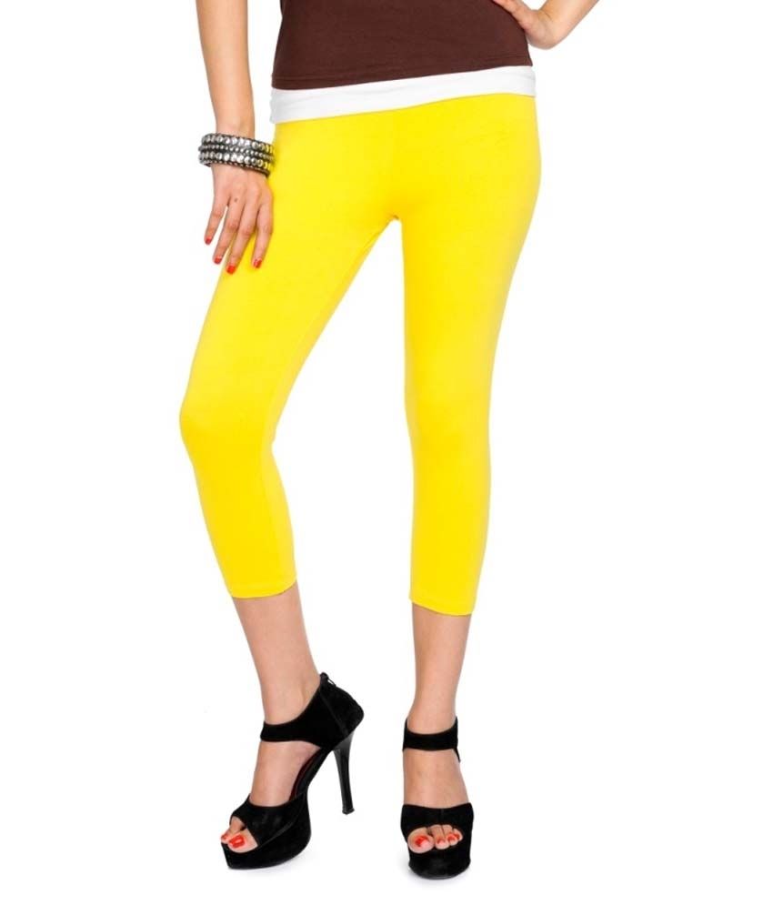 yellow jeggings