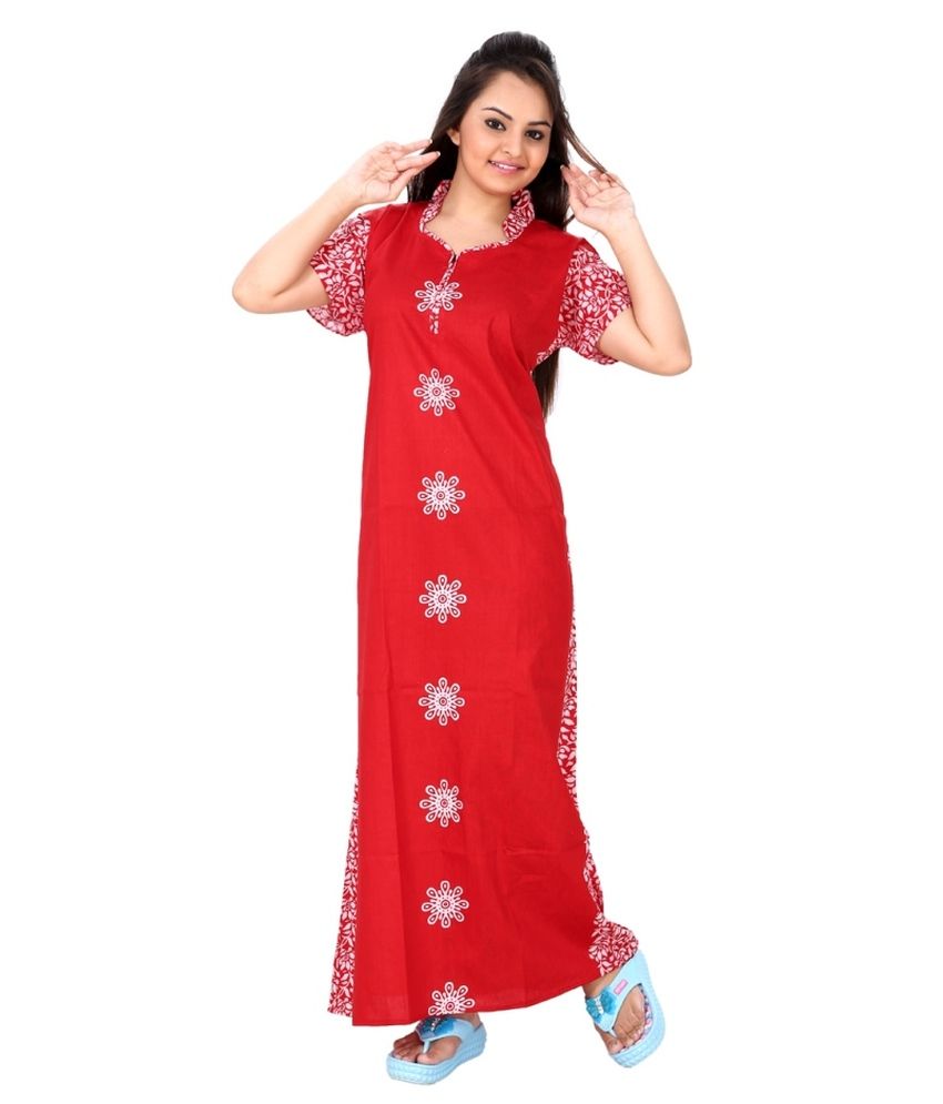 full sleeve cotton nighty online india