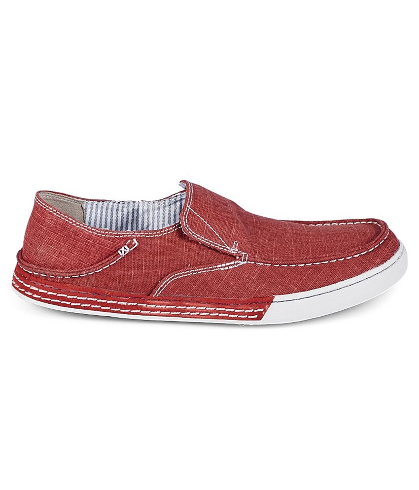 Clarks Red Casual Shoes Buy Clarks Red Casual Shoes