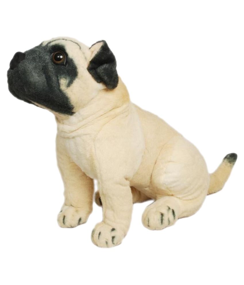 cuddly pug dog toy