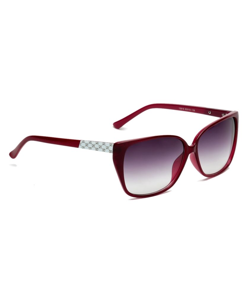 Rose Line Maroon Cat Eye Sunglasses Buy Rose Line Maroon Cat Eye Sunglasses Online At Low 7590