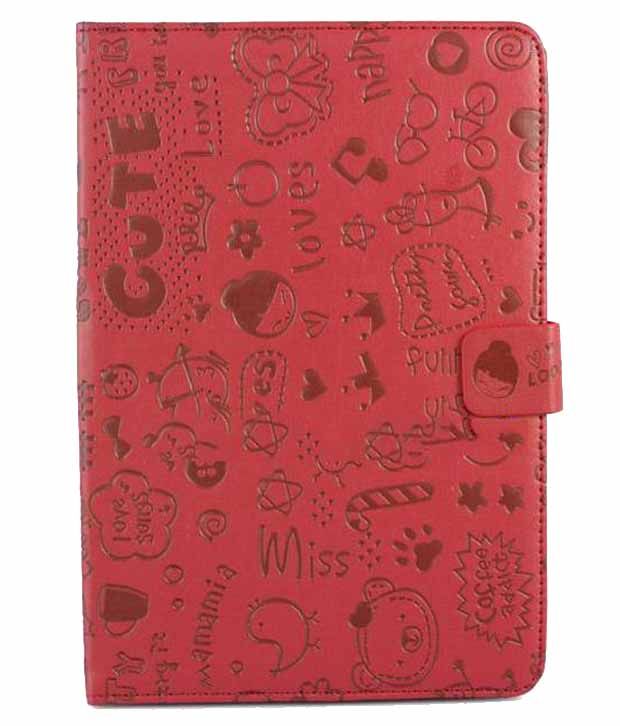 Apple iPad Mini 3 Printed Back Cover By KolorFish Red