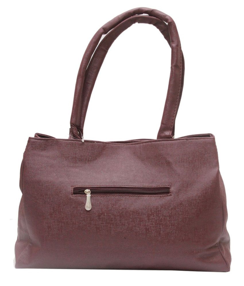 large brown shoulder bag