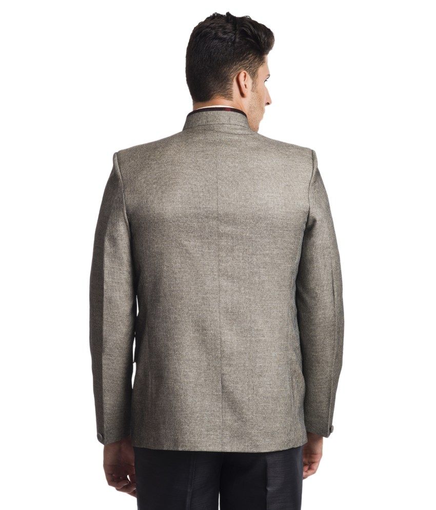 Wintage Khaki Linen Blazer - Buy Wintage Khaki Linen Blazer Online at ...