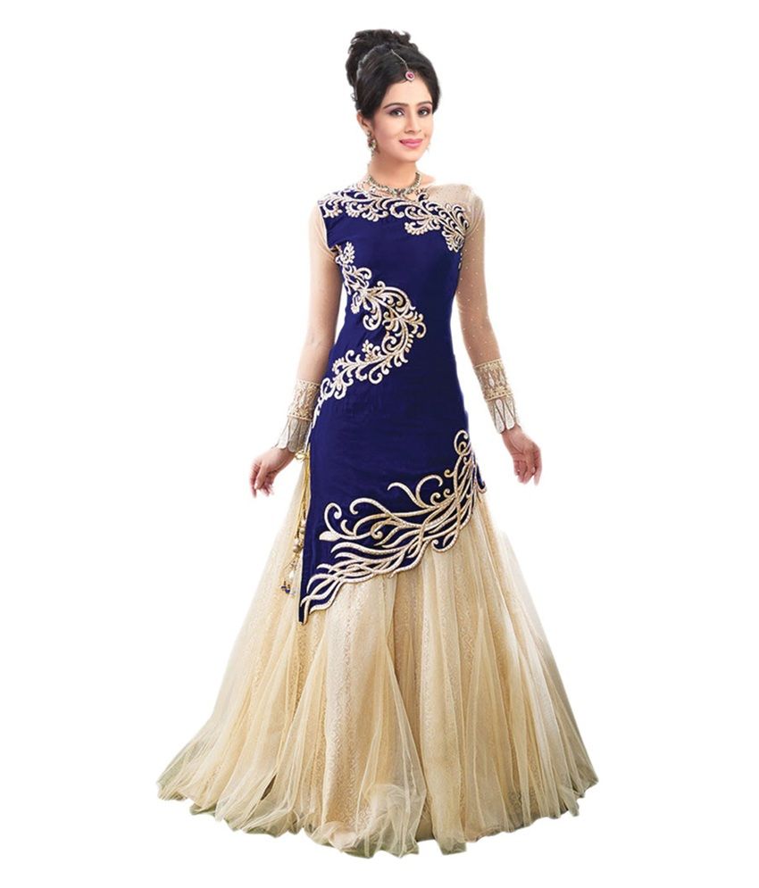 blue gown flipkart