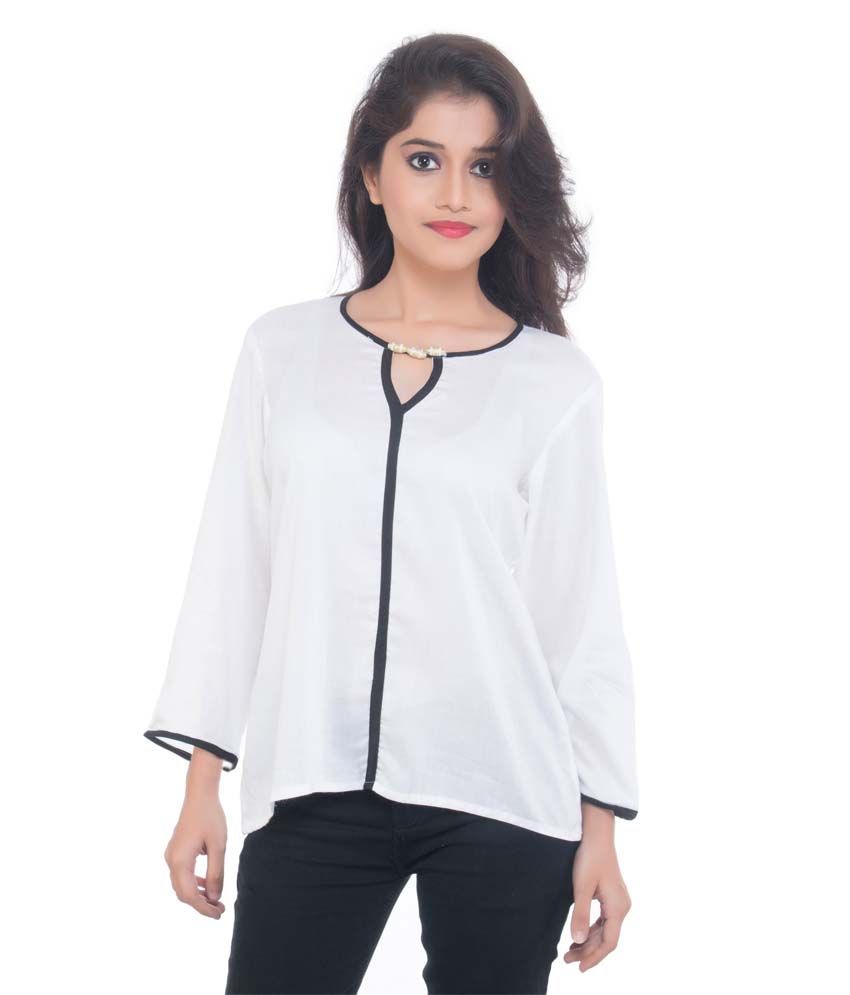 rayon white shirt