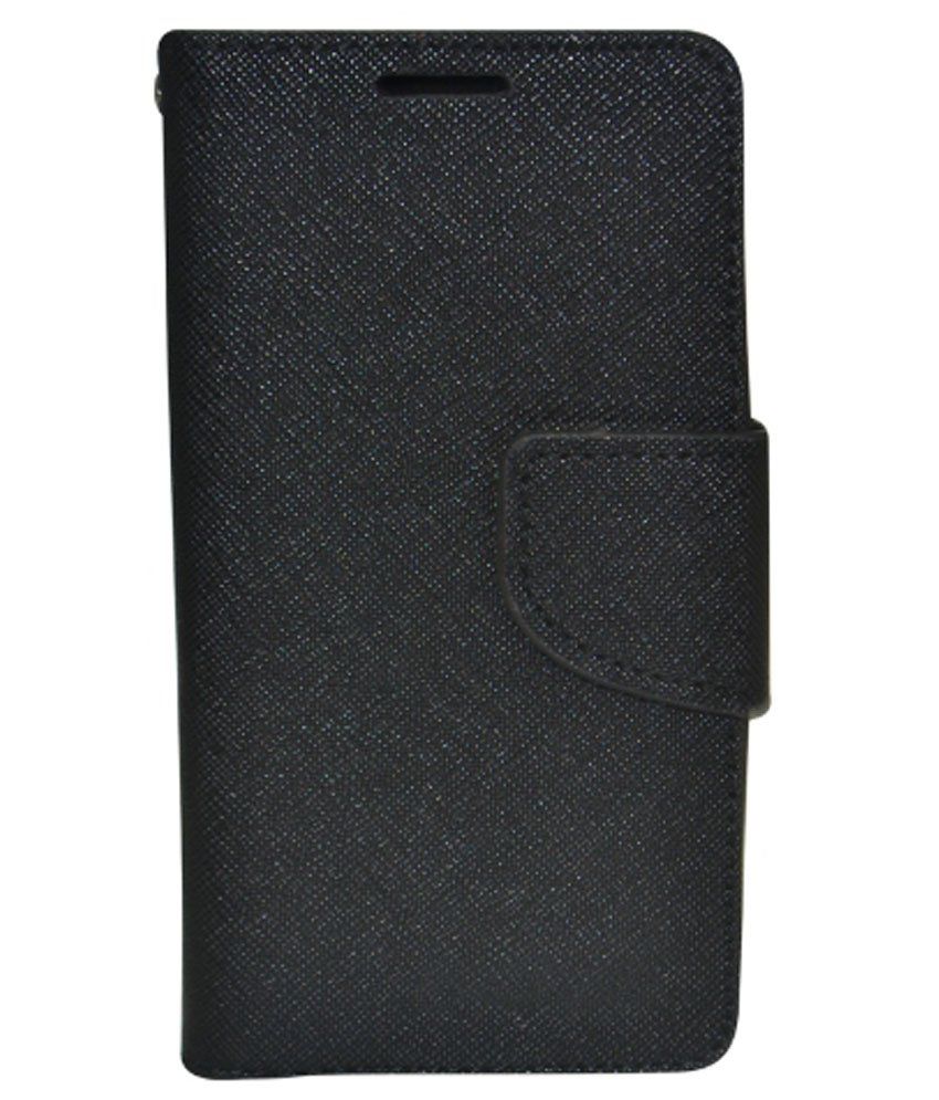 Shine Flip Cover For Micromax Unite A092 Black Flip Covers Online