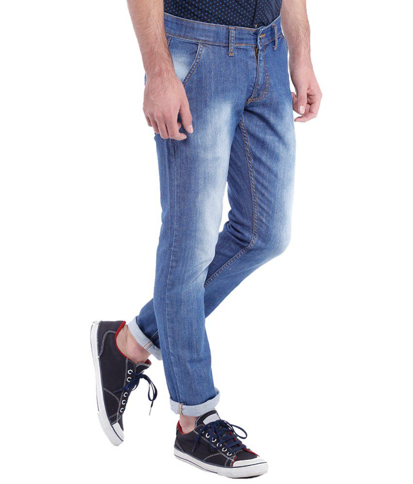 Vintage Trendy Blue Faded Jeans for Men - Buy Vintage Trendy Blue Faded ...