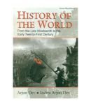 History Of The World From The Late Nineteenth To The Early Twenty-First Century